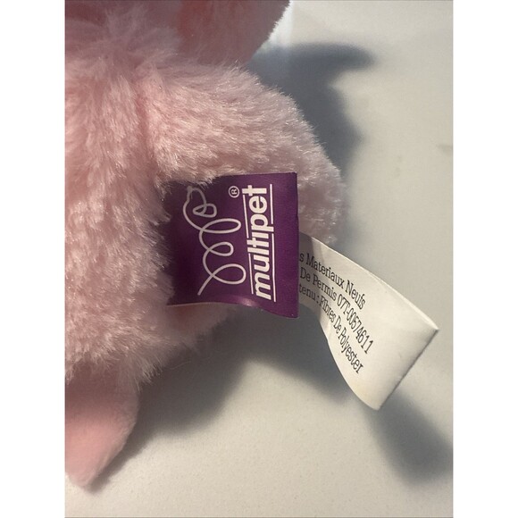 Multipet BUMPY HEAD BALL 4.5” Dog Toy With Squeaker Pig - Picture 2 of 5